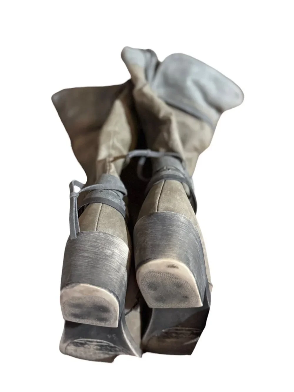 Jellypop “Lanie” Knee‑High Boots – Taupe – Size 10M – Excellent Condition